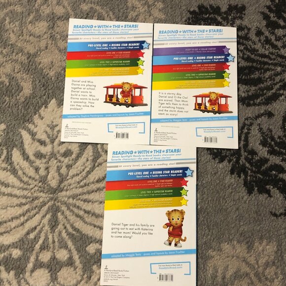 Daniel Tiger's Neighborhood Ready to Read Pre Level One Book Lot Of 3 - Picture 2 of 5